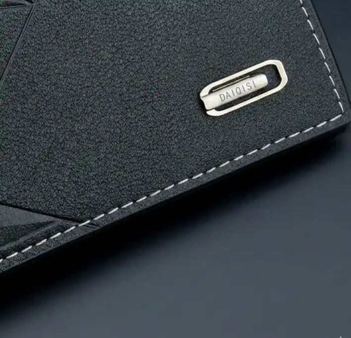 Carteira Masculina Pequena Axion Black material Premium 