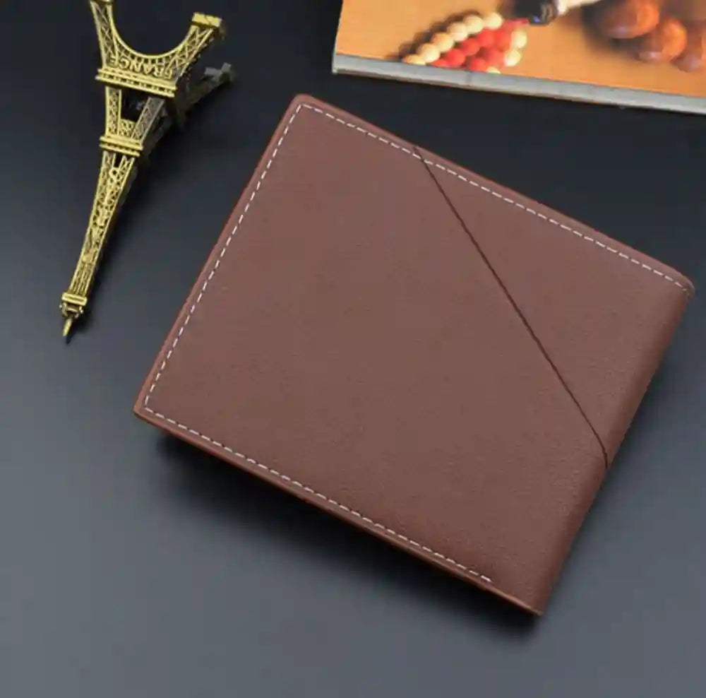 Carteira Masculina Pequena Axion Brown  traseira