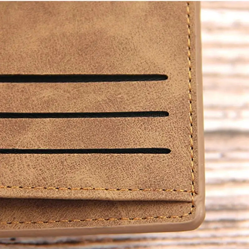 Carteira Masculina Pequena Bravus Brown Acabamento detalhado