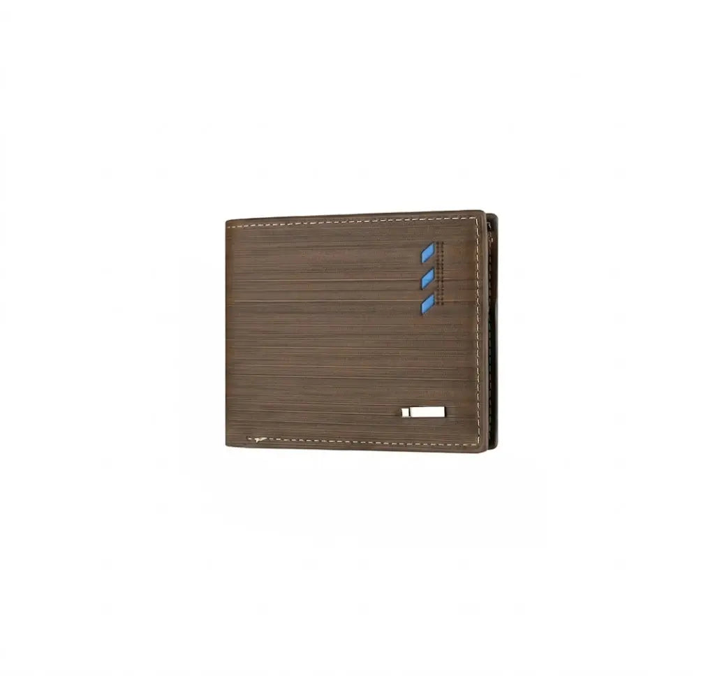 Carteira Masculina Pequena Imperium Brown de pé 