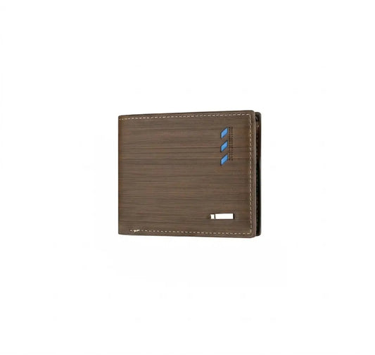 Carteira Masculina Pequena Imperium Brown de pé 