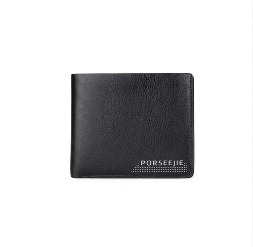 Carteira Masculina Slim Modelo Compact Black Em Pé