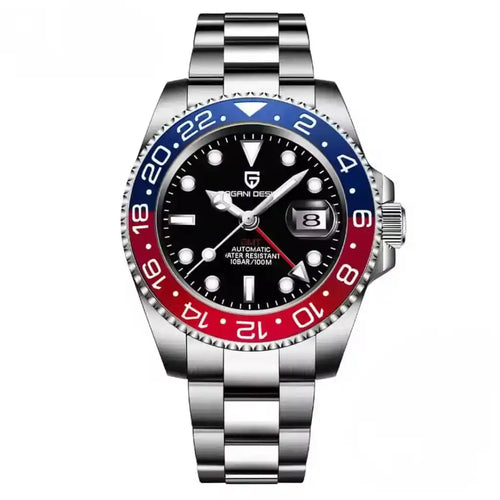 Relógio Automático Masculino Kronos Blue Red Frente