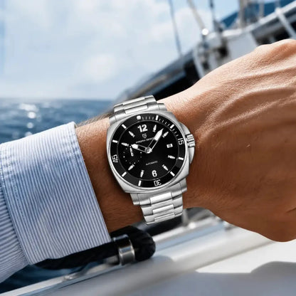 Relógio Automático Masculino Meridian Black 3