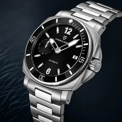 Relógio Automático Masculino Meridian Black 4