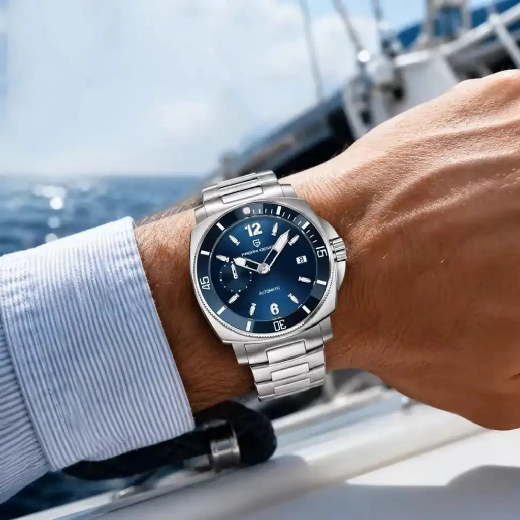 Relógio Automático Masculino Meridian Blue 2