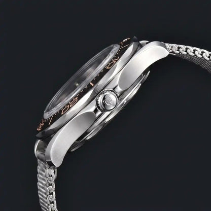 Relógio Automático Masculino Obsidian Black 45 graus