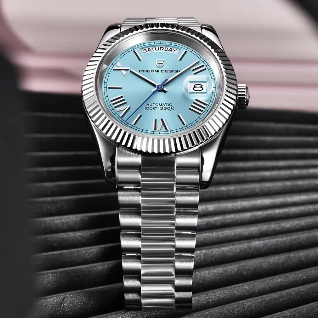 Relógio Automático Masculino Tiffany Blue 9