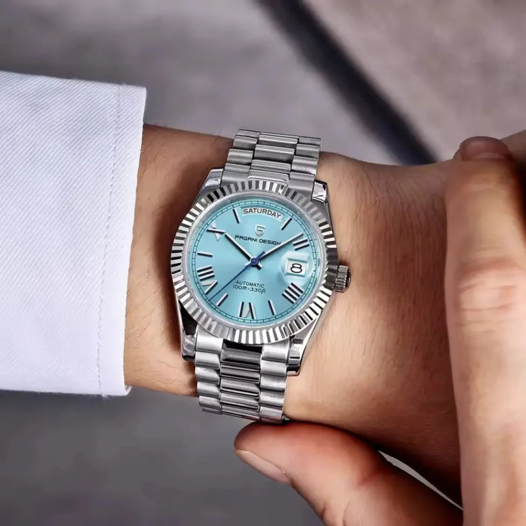 Relógio Automático Masculino Tiffany Blue 3