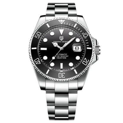 Relógio Masculino Automático Cobalt Black vista frontal