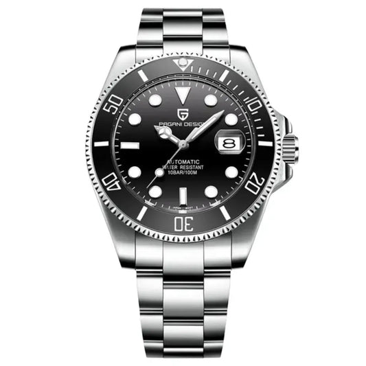 Relógio Masculino Automático Cobalt Black vista frontal