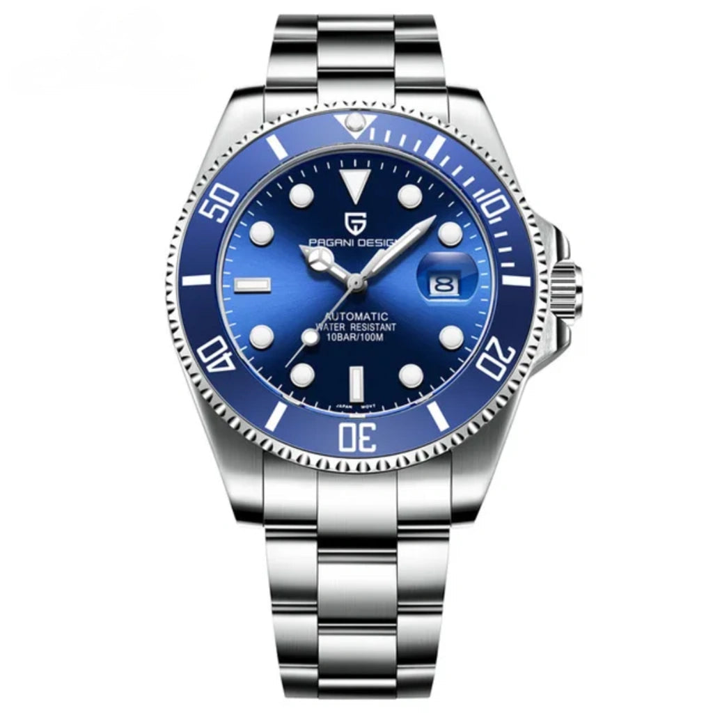Relógio Masculino Automático Cobalt Blue vista frontal