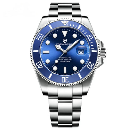 Relógio Masculino Automático Cobalt Blue vista frontal