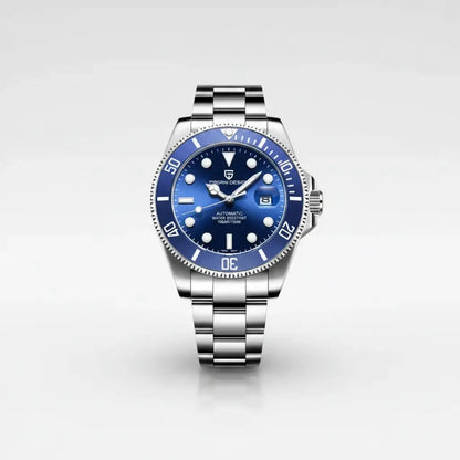Relógio Masculino Automático Cobalt Blue em fundo branco
