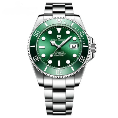 Relógio Masculino Automático Cobalt Green vista frontal