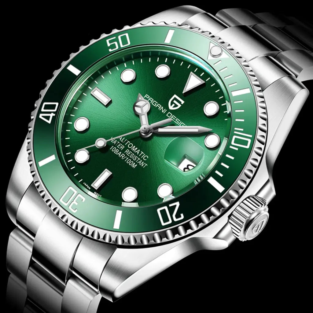 Relógio Masculino Automático Cobalt Green sobre equipamento