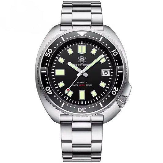 Relógio Masculino Automático Marinor Black frente 