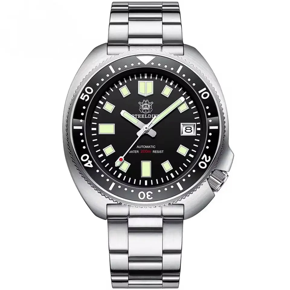 Relógio Masculino Automático Marinor Black frente 