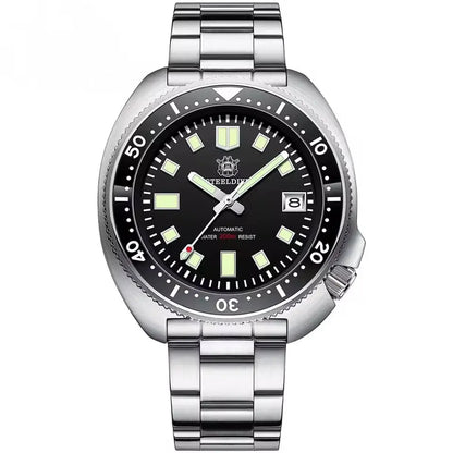 Relógio Masculino Automático Marinor Black frente 