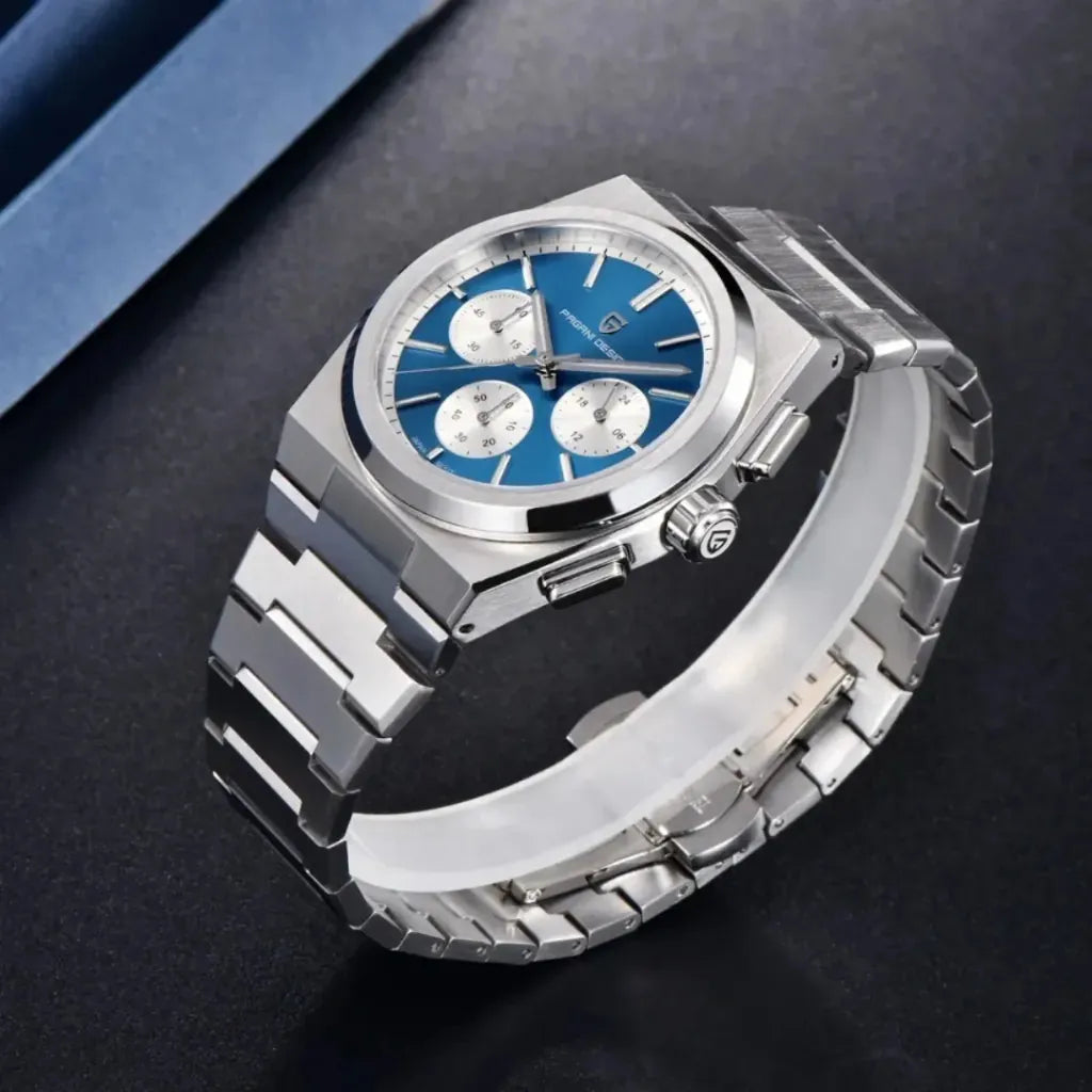 Relógio Masculino Quartzo Ravelle Blue Acabamento