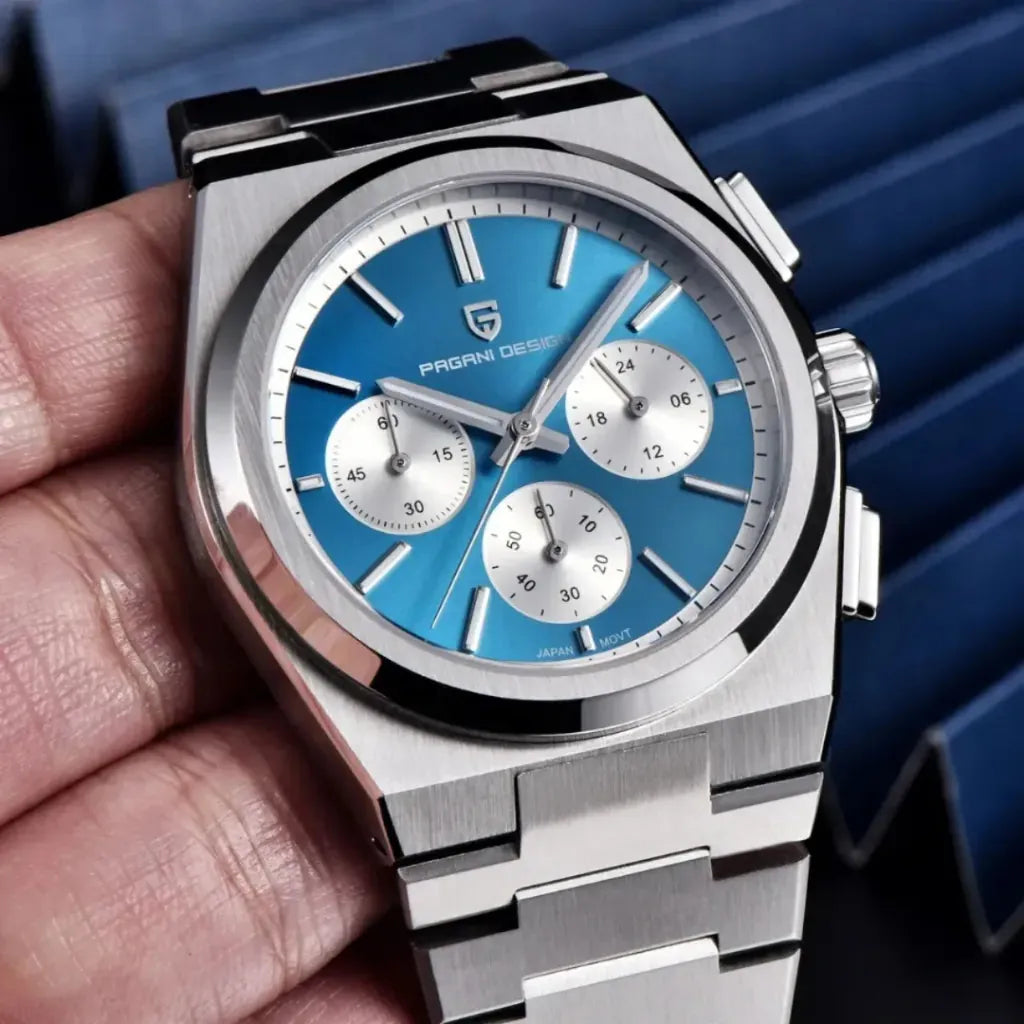 Relógio Masculino Quartzo Ravelle Blue Ponteiros