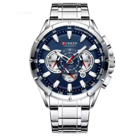 Relógio Masculino Quartzo Velthor Dark Blue frente  