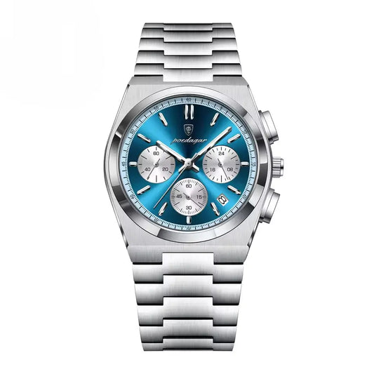 Relógio Masculino Quartzo Veron Blue frente 