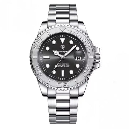 Relógio Masculino Quartzo Abyss Black Frente