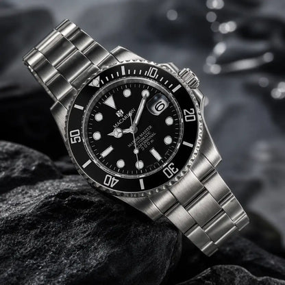 Relógio Mecânico Masculino Kronx Black Detalhe Pulseira