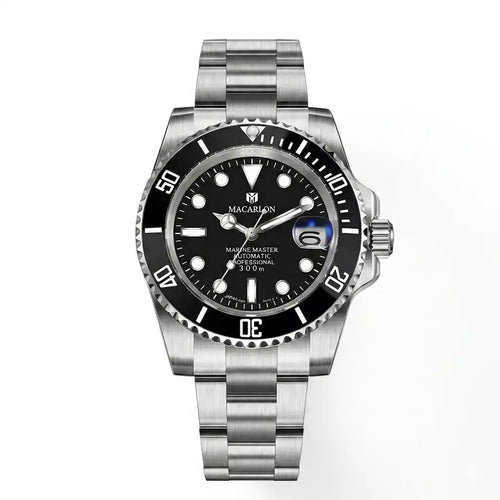 Relógio Mecânico Masculino Kronx Black Vista Frontal