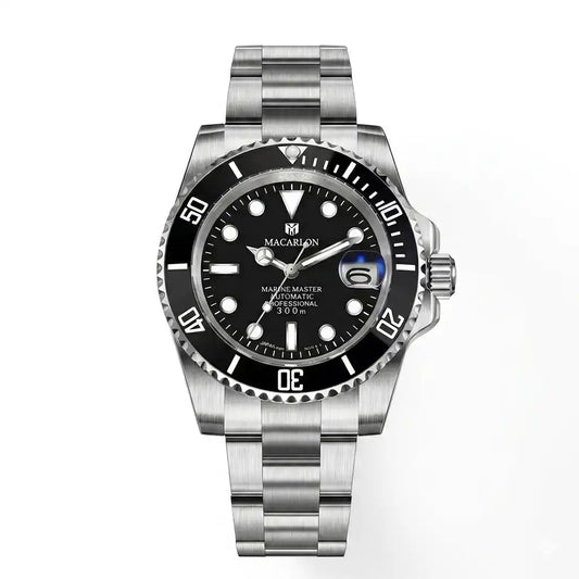Relógio Mecânico Masculino Kronx Black Vista Frontal