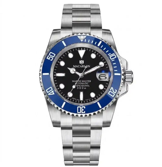 Relogio Mecanico Masculino Kronx Blue exibindo vista frontal completa 