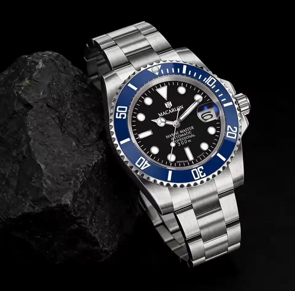 Relógio Mecânico Masculino Kronx Blue Acabamento Pulseira