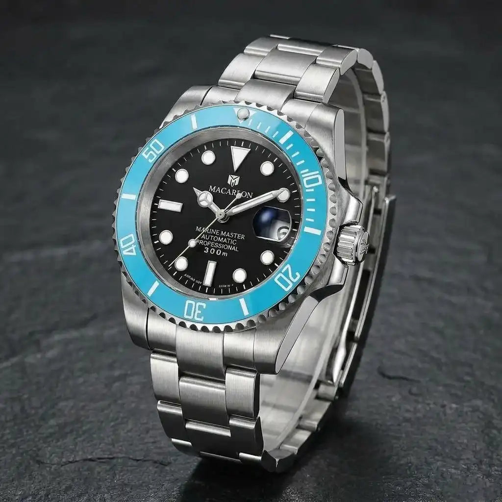 Relógio Mecânico Masculino Kronx Light Blue Fundo Branco
