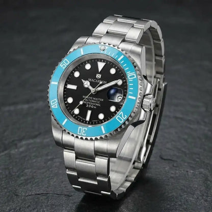 Relógio Mecânico Masculino Kronx Light Blue Fundo Branco