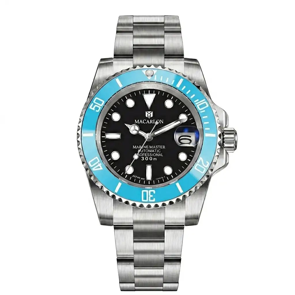 Relógio Mecânico Masculino Kronx Light Blue Vista Frontal