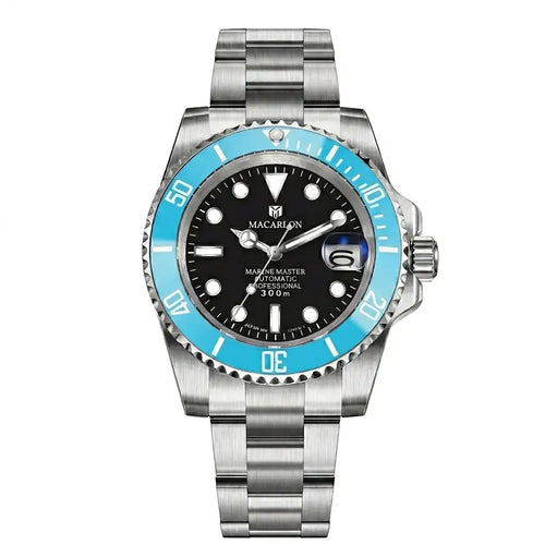 Relógio Mecânico Masculino Kronx Light Blue Vista Frontal