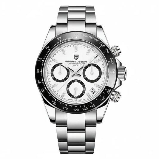 Relogio Quartzo Masculino Auralis White exibindo vista frontal completa 