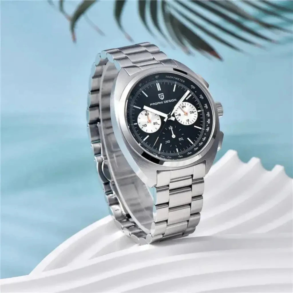 Relogio Quartzo Masculino Azure Black 4