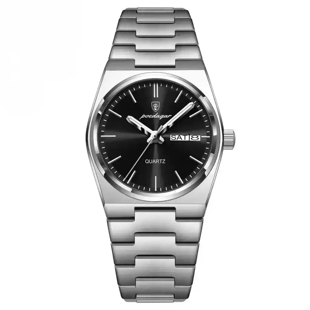 Relogio Quartzo Masculino Empire Black exibindo vista frontal