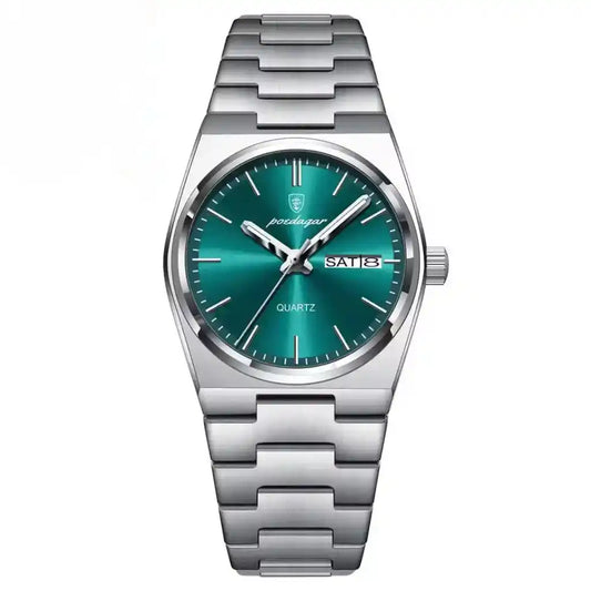 Relogio Quartzo Masculino Empire Green exibindo vista frontal 