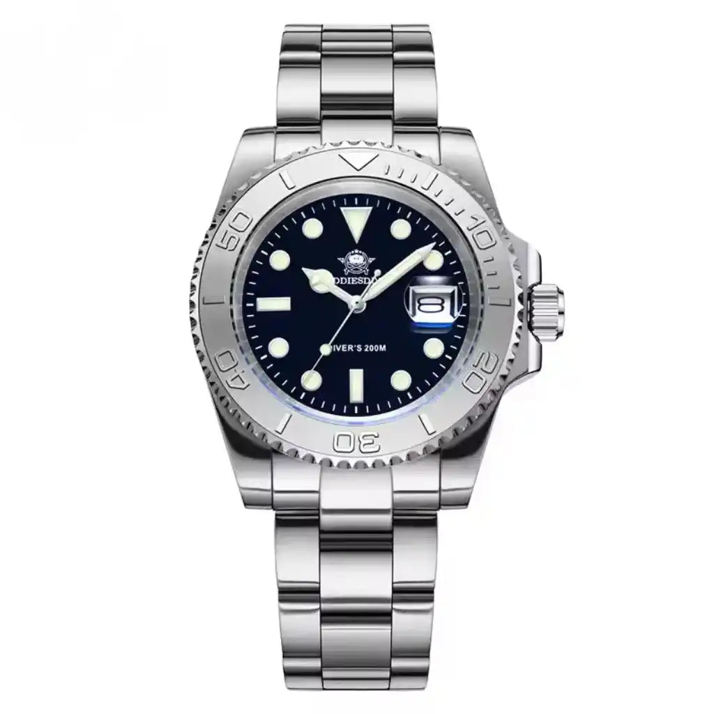 Relogio Quartzo Masculino Nautex Dark Blue Blue exibindo vista frontal 