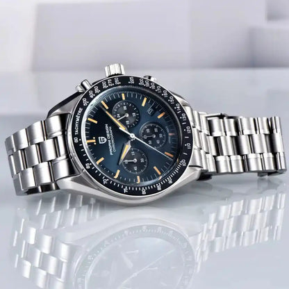 Relogio Quartzo Masculino Nexor Dark Blue em vista lateral 