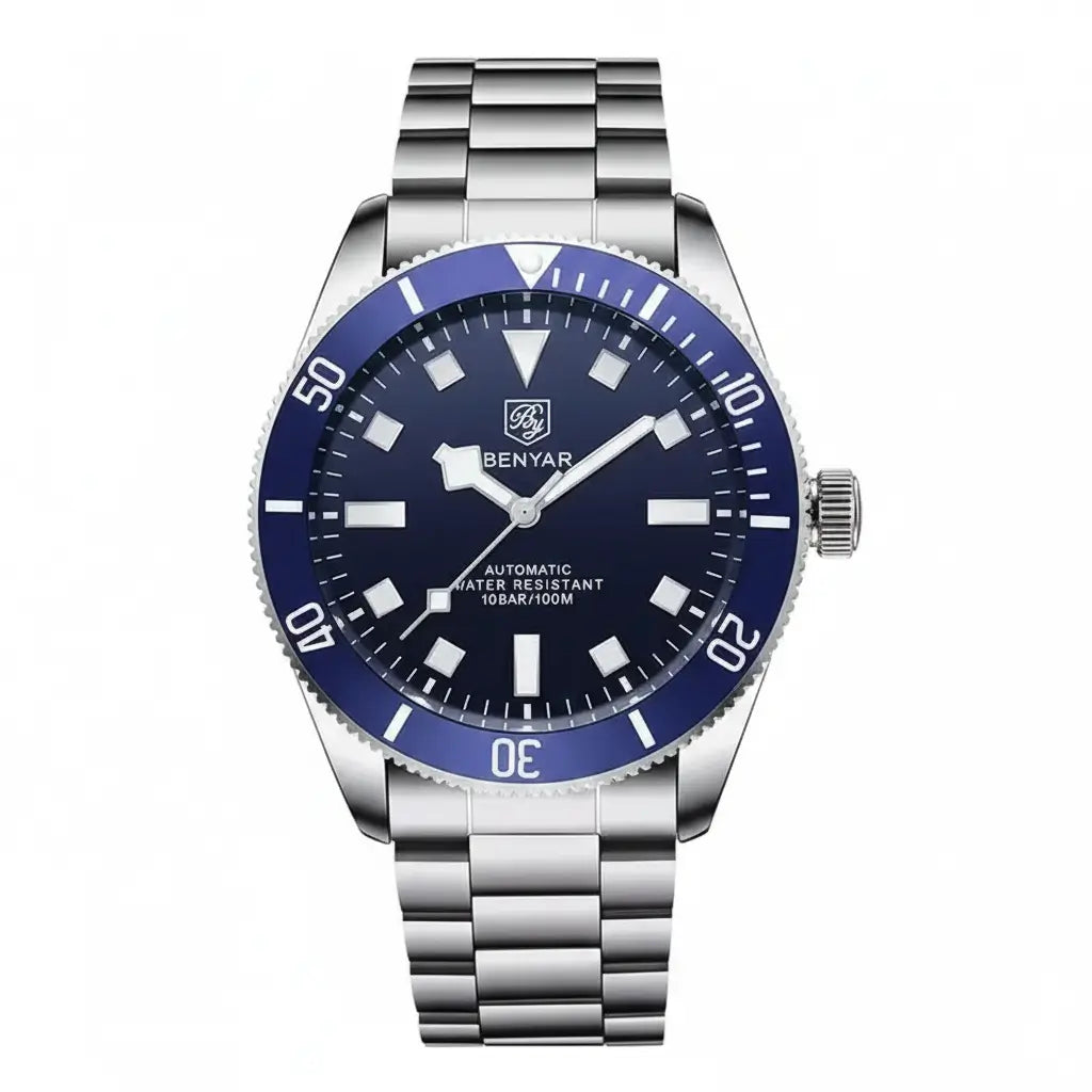 Relógio Automático Vórtex Blue Frente 