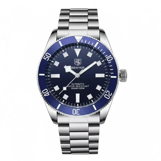 Relógio Automático Vórtex Blue Frente 